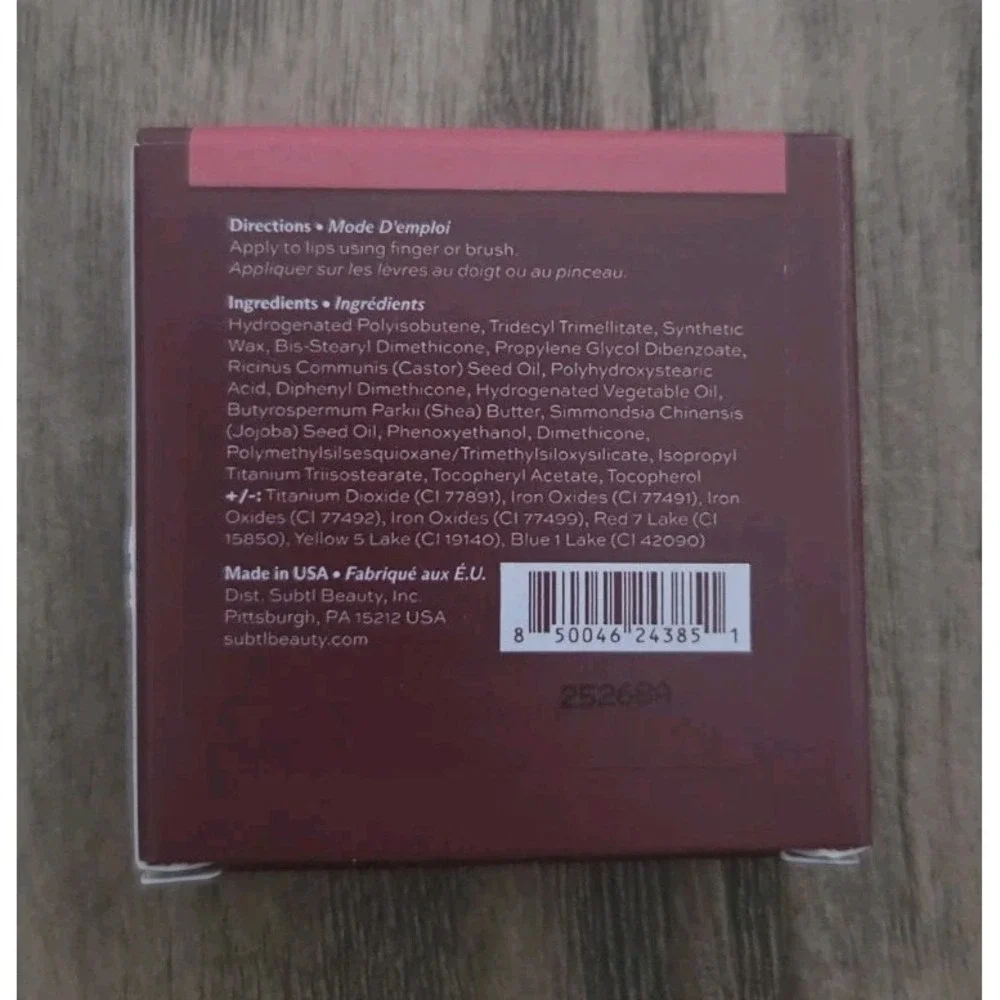 SUBTL Lip Glaze In Magnetic New Sealed .12 Oz